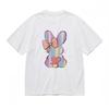 Men's Trend Fashion Classic T Shirt Heart Dot Bow Rabbit Artistic Print Tee