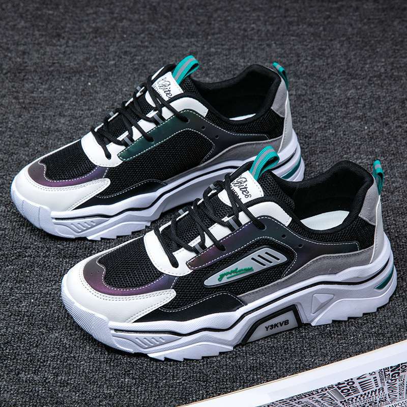 Summer Men's Shoes 2025 New Versatile Breathable Sports Shoes Men's Trend Casual Youth Running Shoes Men's