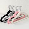 Premium Velvet Hangers Set Of Ten With Thick Non-slip Design For Clothes Drying And Storage