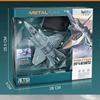 Alloy Large Pull Back F-35 Fighter Aircraft Model Music LED Airplane Toy Gift