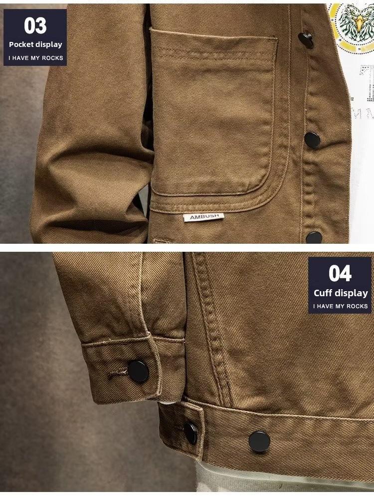 Men's 2024 Spring/Autumn Korean Style Trendy Casual Jacket - Youth Student All-Match Top