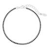 WESTISLAND Silberfarbenes Tennisarmband mit Stein (Wählen Sie 1 von 5)_WS058