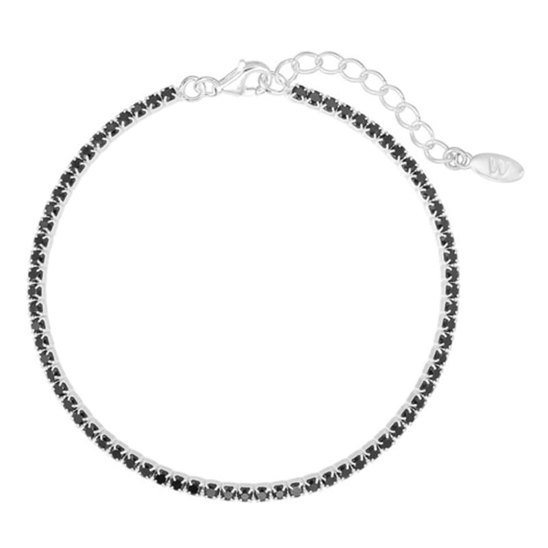 WESTISLAND Silberfarbenes Tennisarmband mit Stein (Wählen Sie 1 von 5)_WS058
