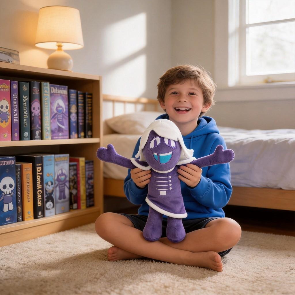Peluche Rouxls Kaard di Deltarune in Tessuto a Pelo Corto per Fan e Collezionisti