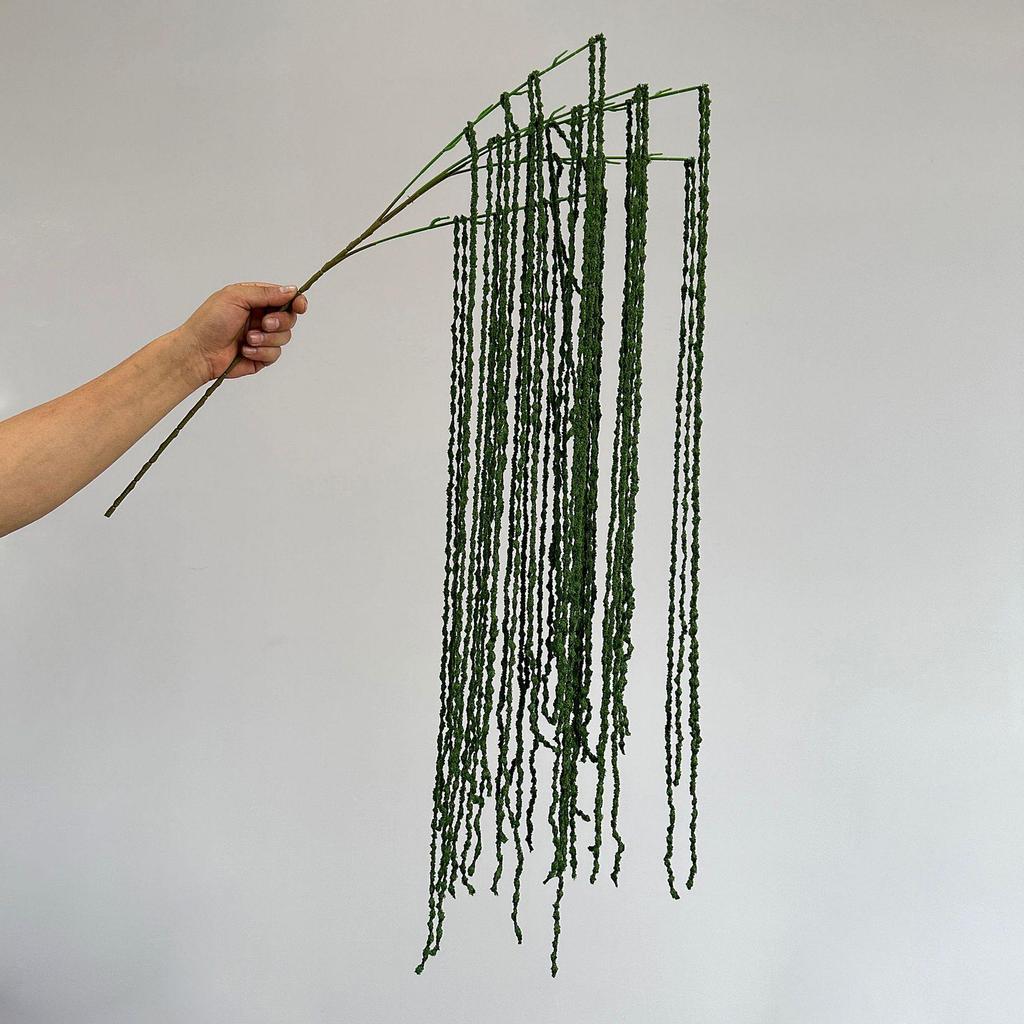 Forest Style Hanging Yarn Vine Decoration - Artificial Weeping Willow for Wedding and Hotel Arrangements