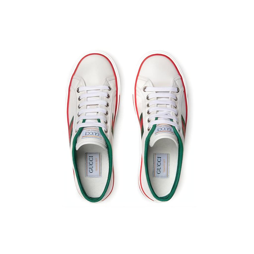 Gucci Tennis 1977 White Green Red Women's 645979 17L10 9060