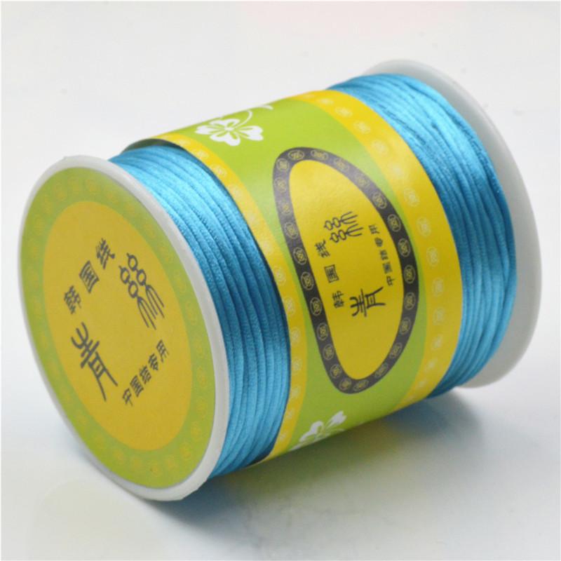 Line 7, Chinese Knot Silk Red Thread, Woven Bracelet Thread, 80 Meters Per Roll