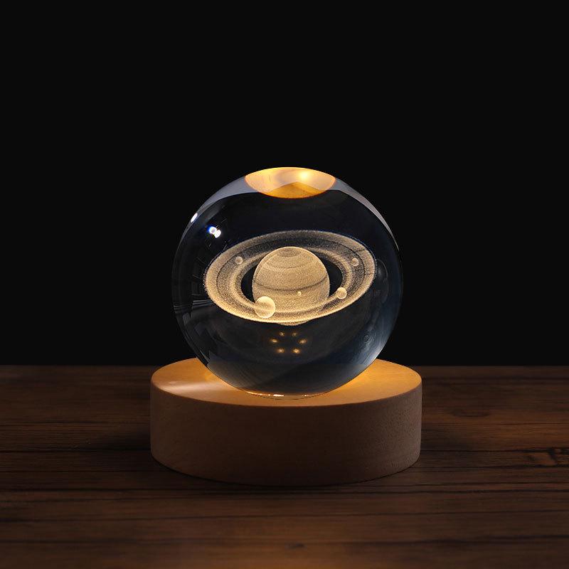 Starry Sky Luminous Crystal Ball Night Light - Heartfelt Gift for Birthdays