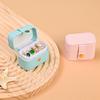 Compact Jewelry Storage Box for Rings and Stud Earrings