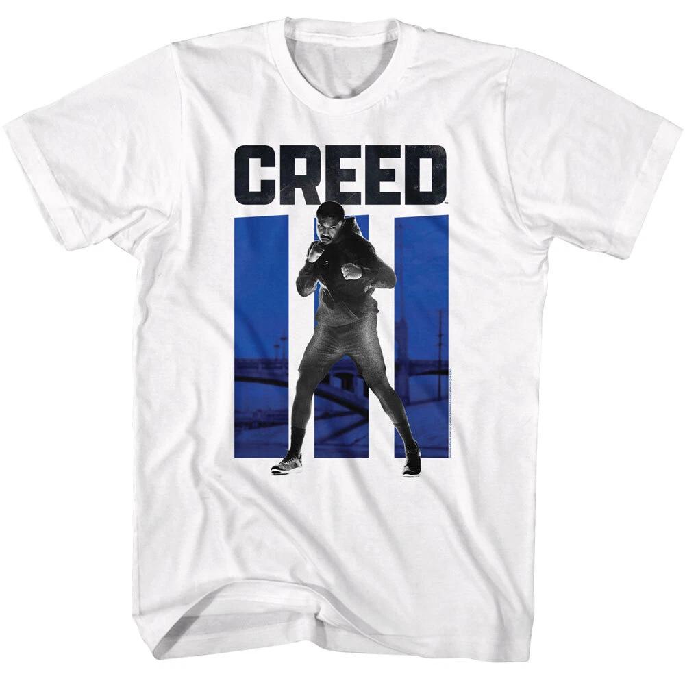 Creed 3 Boxing Movie Adonis Training Philadephia Bridge Background Men s T Shirt 3XL
