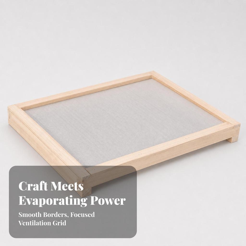 Incense Drying Net Breathable Tray with Mesh Screen for Workbench