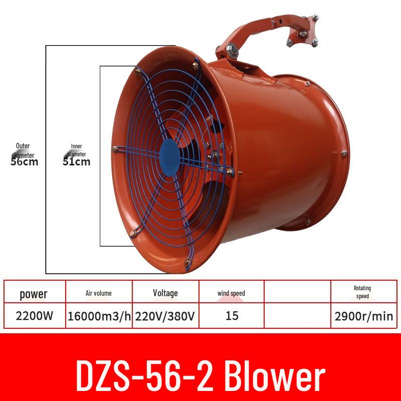 

Naiduo DZS-56-2 Industrial Ventilation Exhaust Fan