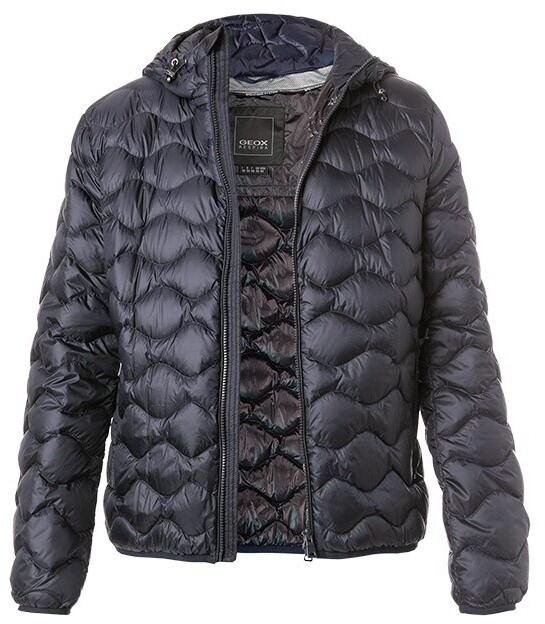 

Зимняя куртка Geox пуховик мужской синий черный микрофибра M