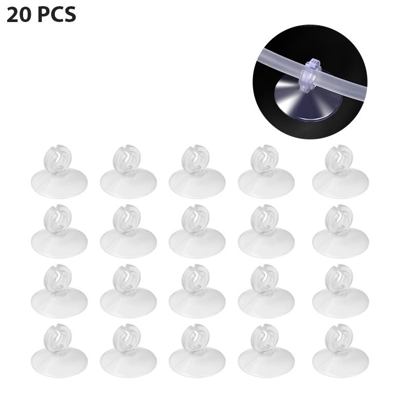 

20 шт. зажим для крепления всасывающего шланга для аквариума, шланга воздушного насоса, кислородной трубки, аксессуары