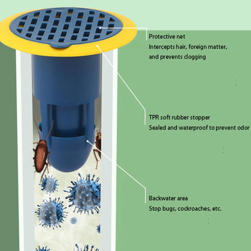 Neu Bad Dusche Boden Sieb Abdeckung Stecker Falle Silikon Anti-geruch Waschbecken Bad Wasser Ablauf Filter Insekten Prävention Deodorant