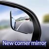 2pcs Upgrades Glass Heart Mirrors Stylish Rearview Mirrors Wide Angle Glass Simple Installation Suitable for Vehicles