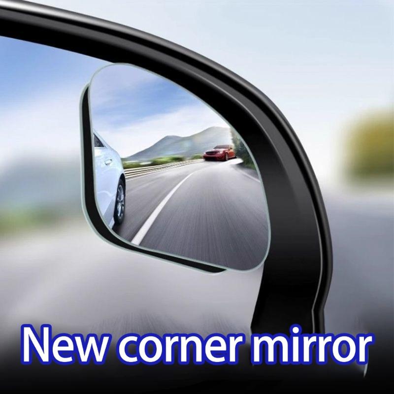 2pcs Upgrades Glass Heart Mirrors Stylish Rearview Mirrors Wide Angle Glass Simple Installation Suitable for Vehicles