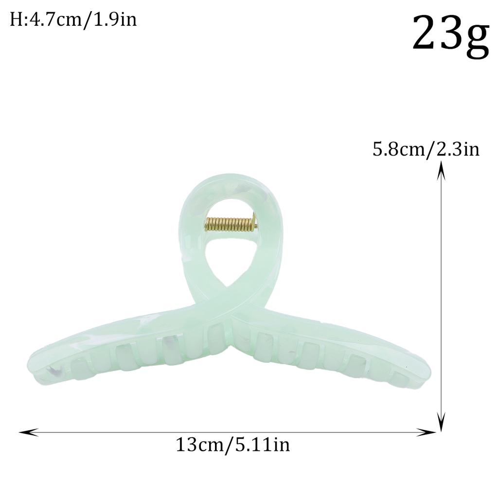 Velké překřížené sponky do vlasů ins prémiová pánvička spona do vlasů vzadu na hlavě, žraločí spona, dámská spona do vlasů vlasový doplněk