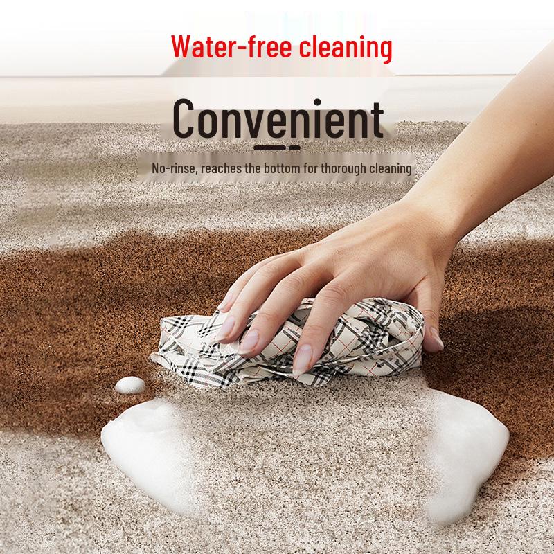 Wash-Free Wool Carpet Cleaner: Special Fabric Dry Cleaning & Oil Stain Remover.