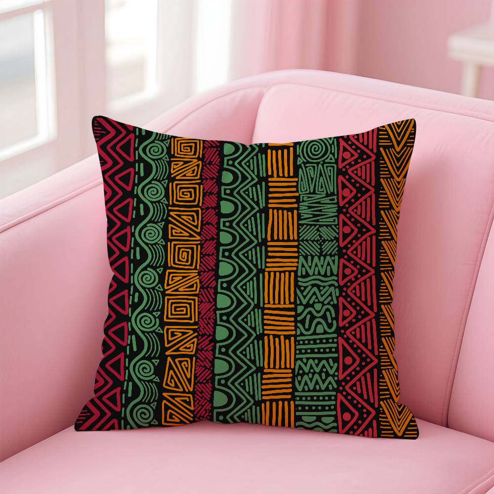 ART African Tribal Pattern Pillow Case pattern printing pillowcase living room sofa cushion cover bedroom room decor