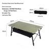 OIMG Portable Aluminum Folding Camping Table