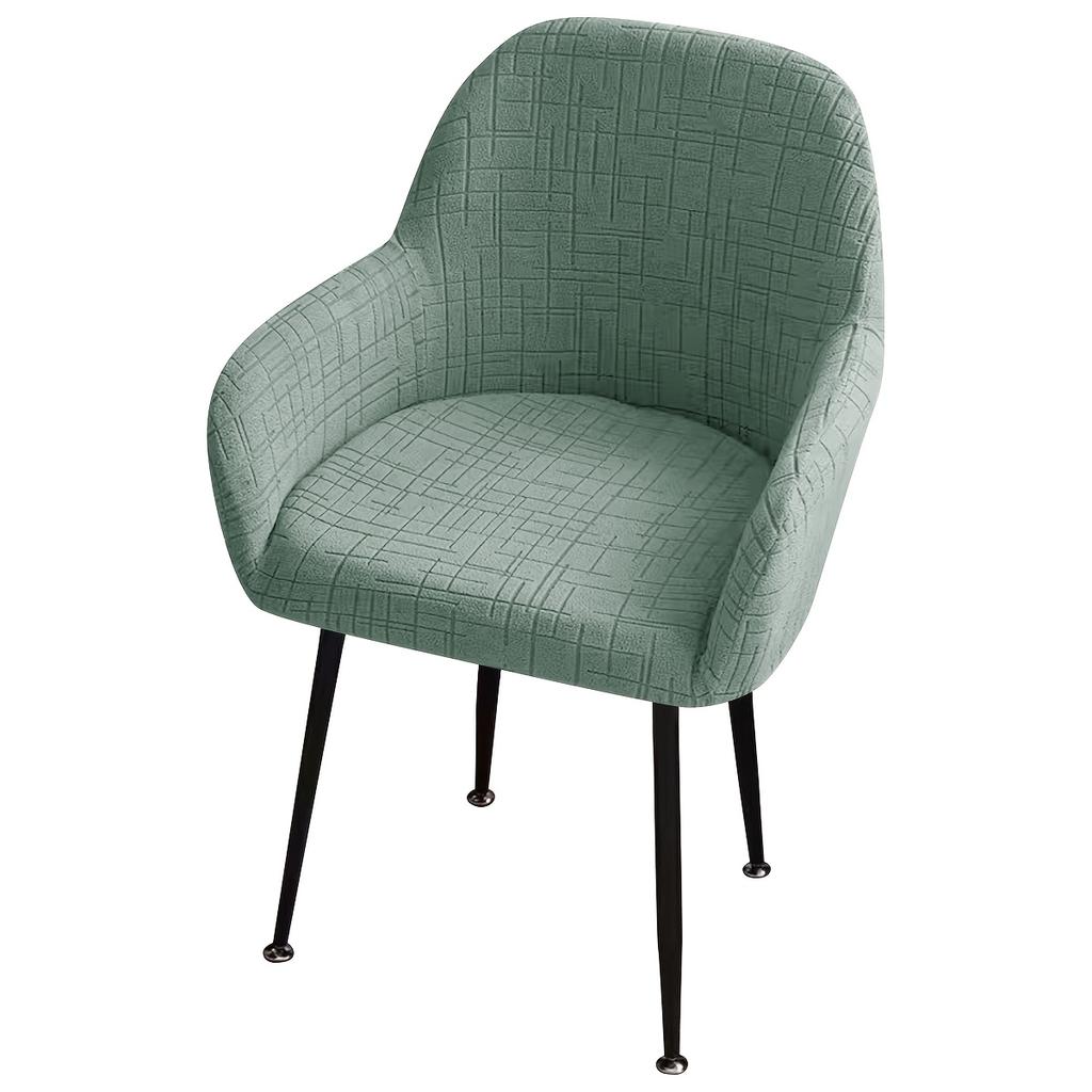 Elastic High Back Armchair Cover Adjustable Dining Chair Slipcover For Home Hotel Wedding Banquet Seat Protector