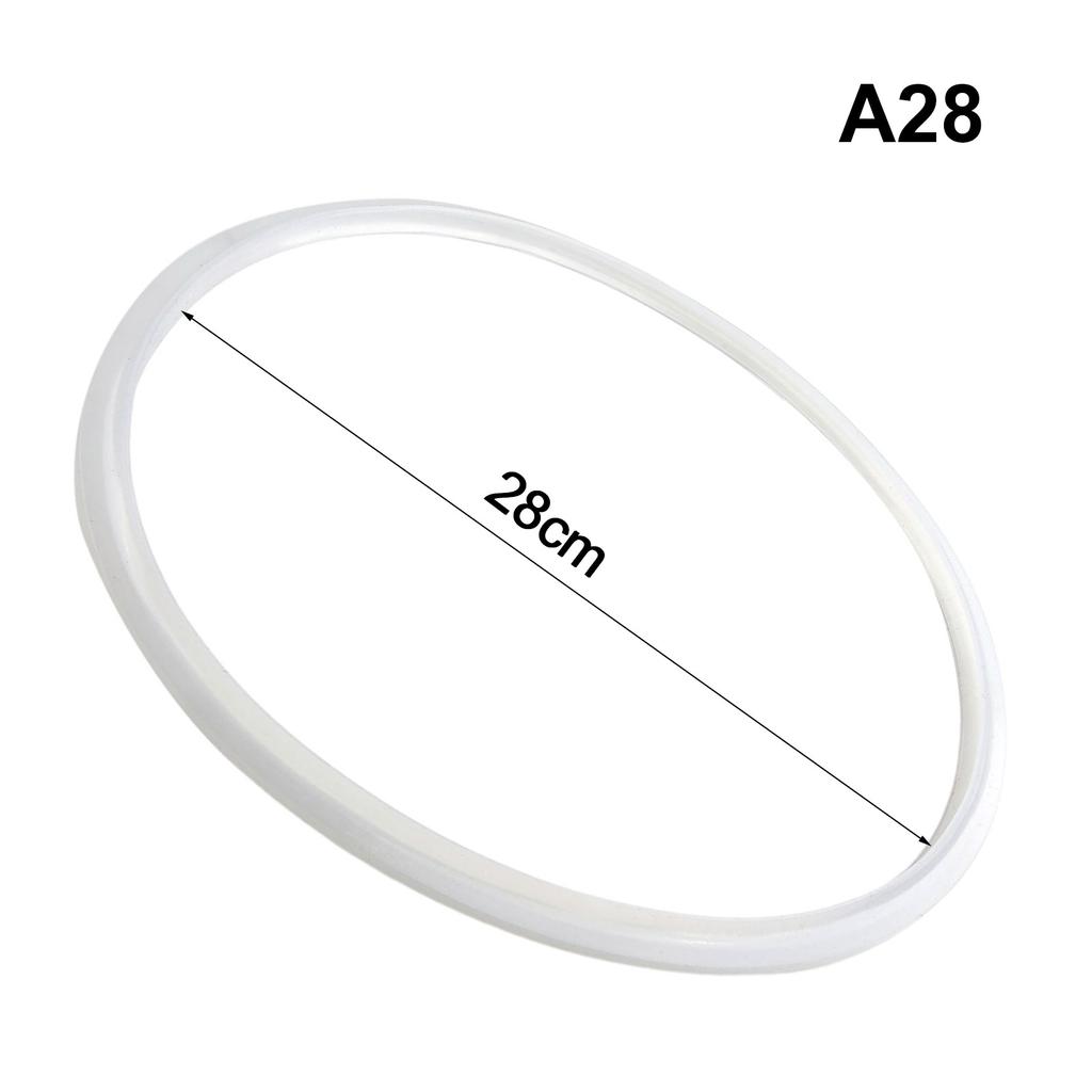 1pcs Silicone Pressure Cooker Seal Ring O Ring Rubber Clear Replacement Gasket Kitchen Cooking Tool 18/20/22/24/26/28/30/32cm