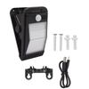1 PC USB Solar Clip Lamp With Built in Battery USB Human Body Induction 72 Led Light for Outdoor Courtyard Garden Terrace