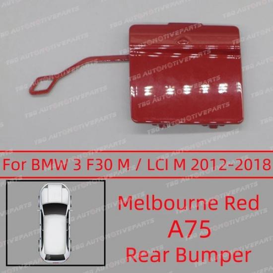 Rear Bumper Tow Hook Cover For BMW 325i 328i 330i F30 M-Sport Sedan 2013-2018