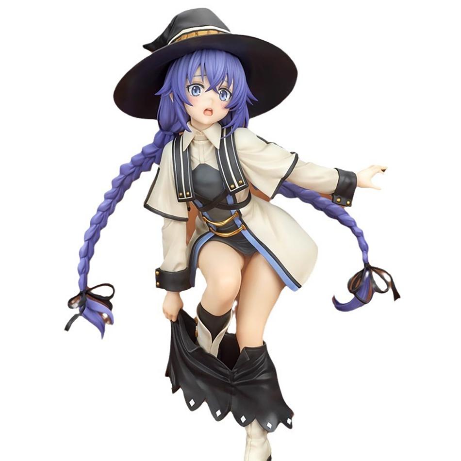25cm Magician Roxy Migurdia Action Figure Mushoku Tensei Jobless Reincarnation Anime Adult Collection Model Doll Gift PVC Poseable Articulated Scale