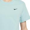 Nike T Shirts Men's Light Blue Crew Neck Moderate Straight Fit BV0508-309