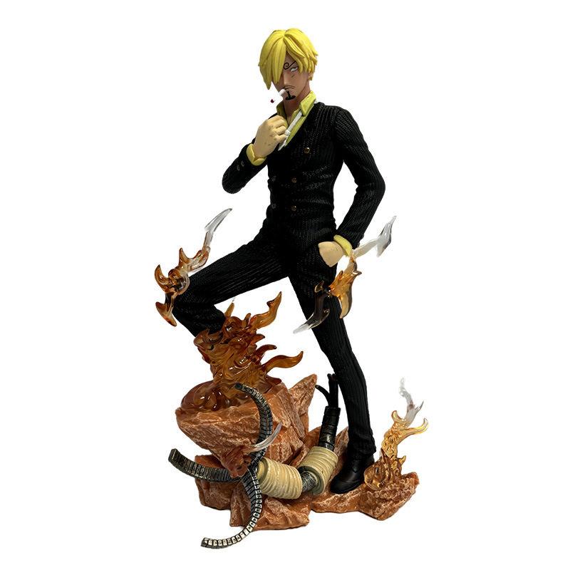 

Latest Gk Luffy Much Style Figure Figurine In Stock Hat Anime Figurine Model Statue Luffy Solo New Style Boys Fans Gift with box 24cm