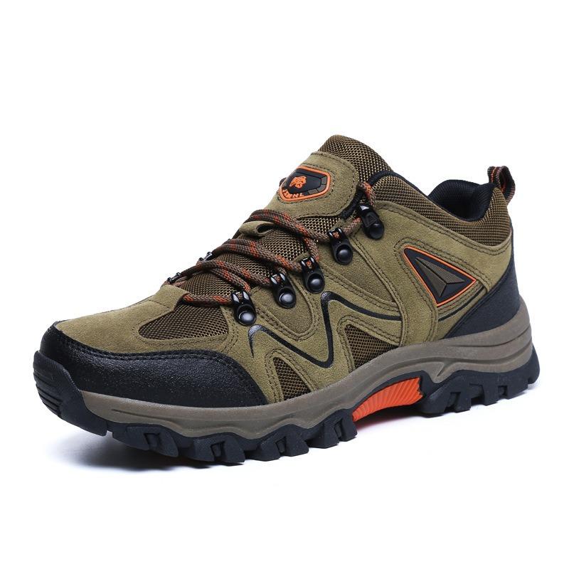 Extra große Herren-Wanderschuhe Herbst und Winter Outdoor-Sportschuhe Niedrige Wanderschuhe