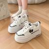 Brand platform sports women's autumn new versatile small height-increasing muffin board shoes
