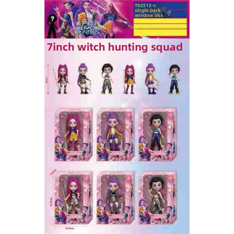 K-Pop New Demon Hunter Girl Group Men's Group Figure Model Blind Box Tide Play Doll Ornament