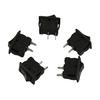 10Pcs Auto Car Truck Boat Round Rocker DC 12V 16A 2-Pin ON/OFF Toggle SPST Switches Rocker Switch 10*15mm