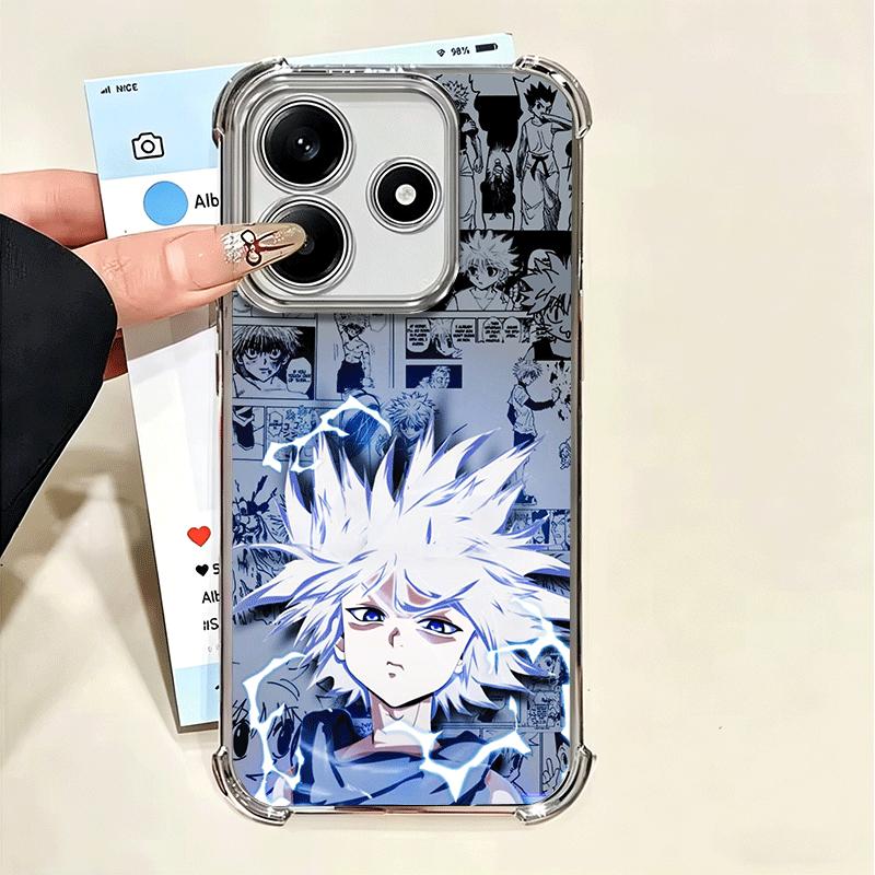 

Hunter X-Hunters Killua Soft Phone Case For Xiaomi Poco X7 X8 Pro Max X6 X5 X3 F8 Ultra F7 M8 M7 M5S Redmi 15C 15A 15 14C 13C 12 Xiaomi Redmi 13
