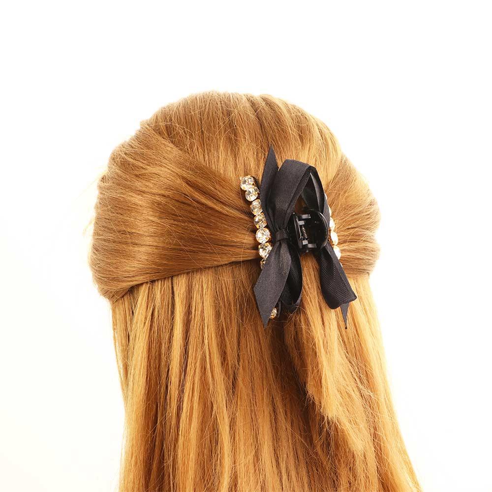 Shark Clip Headwear Female Hair Accessories Bow Hair Claw Women Hair Clips Korean Style Crab Clips