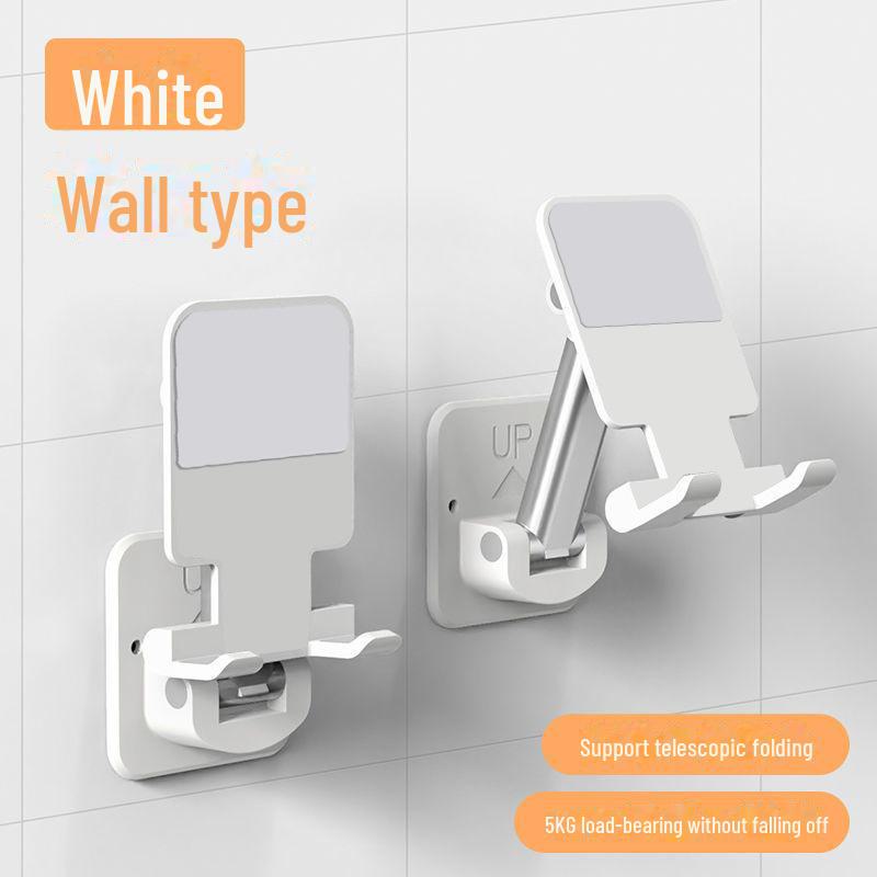 

Настенный держатель для телефона и планшета для прямой трансляции — не требуется сверление, подходит для устройств с диагональю 4–12 дюймов, удобная поддержка wall bracket белый