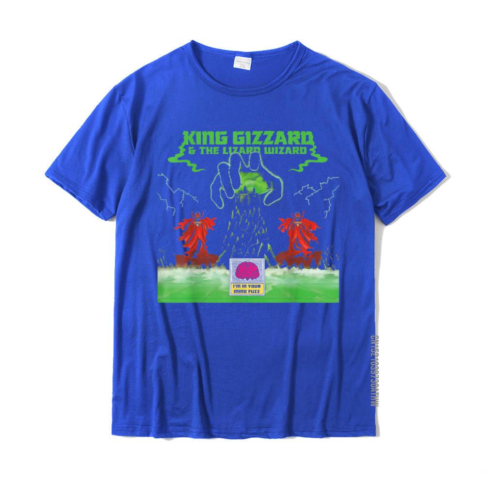 King Funny Gizzard The Lizard Gift Wizard TShirt T Shirt Company Custom Cotton Men Tshirts Summer