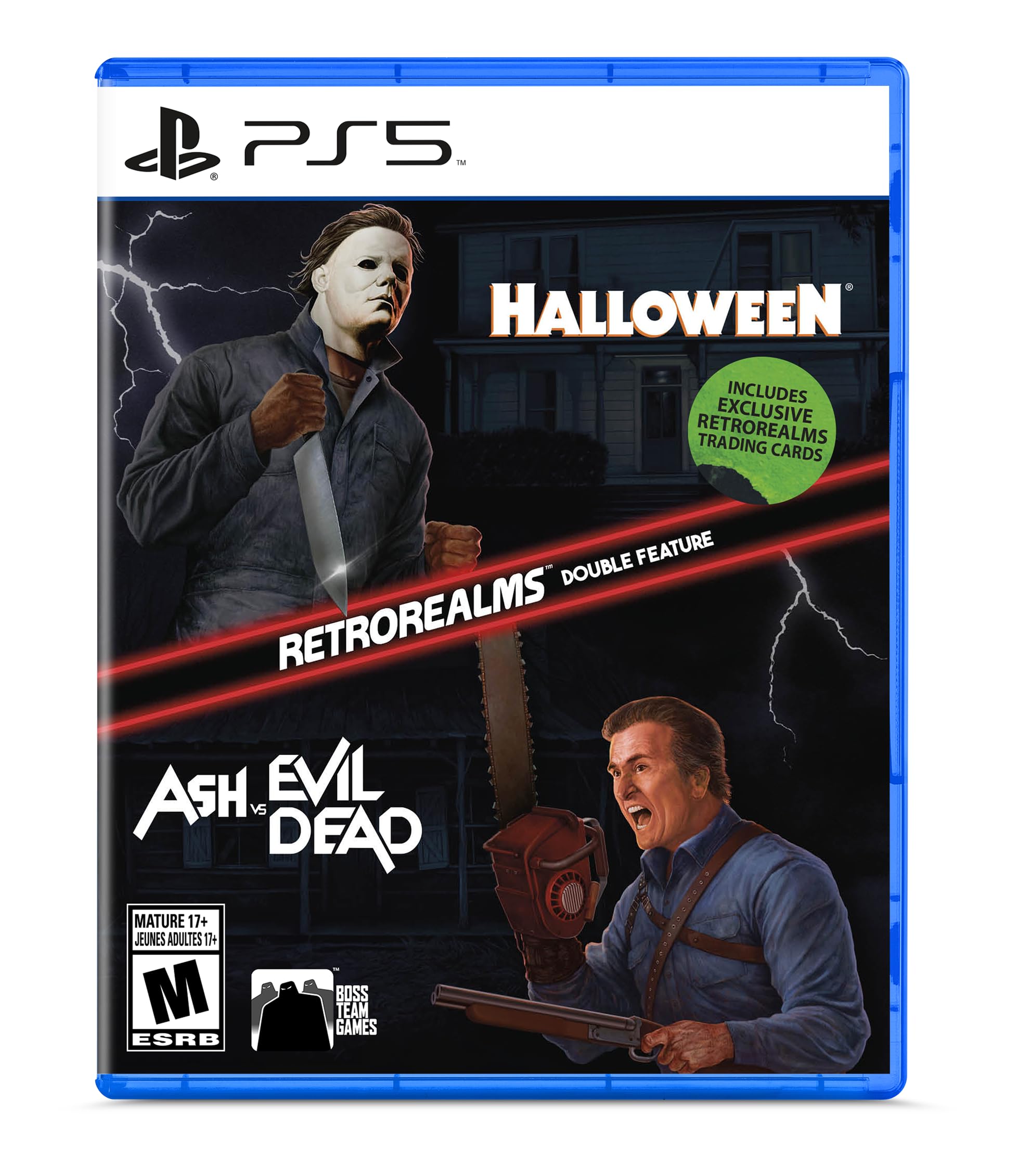 Halloween and Ash Evil Dead Retro Realms Double Feature PlayStation 5 vs. -
