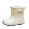 New non-slip rain shoes women's short tube outer wear rain shoes student fashion rain boots thermal rubber shoes low tube water shoes
