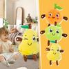 Weiche Apfel-Bananen-Puppe Fruchtpuppe Puppe Schlafkissen Geburtstagsgeschenk Simulations-Plüschpuppen Feiertags-Maschinenspielzeug Fangen Q5S3