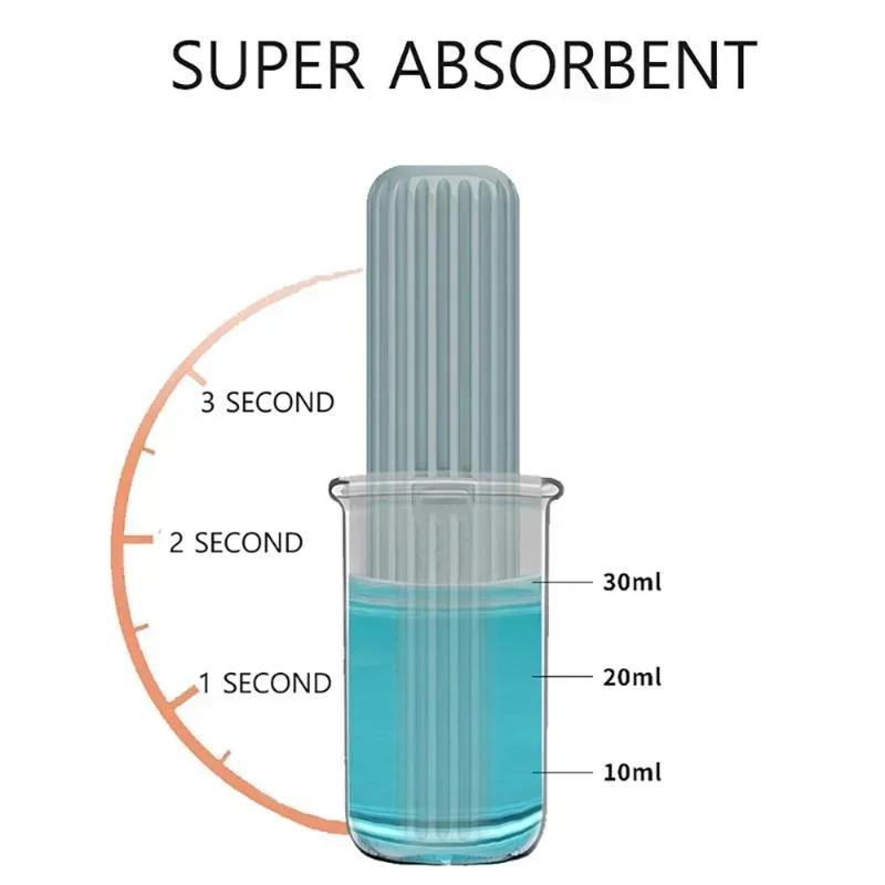 Household Mop Lightweight Rubber Cotton Mop Household Kitchen Sponge Mop Portable Hand Free Car Wash Mops Small Cleaning Tools