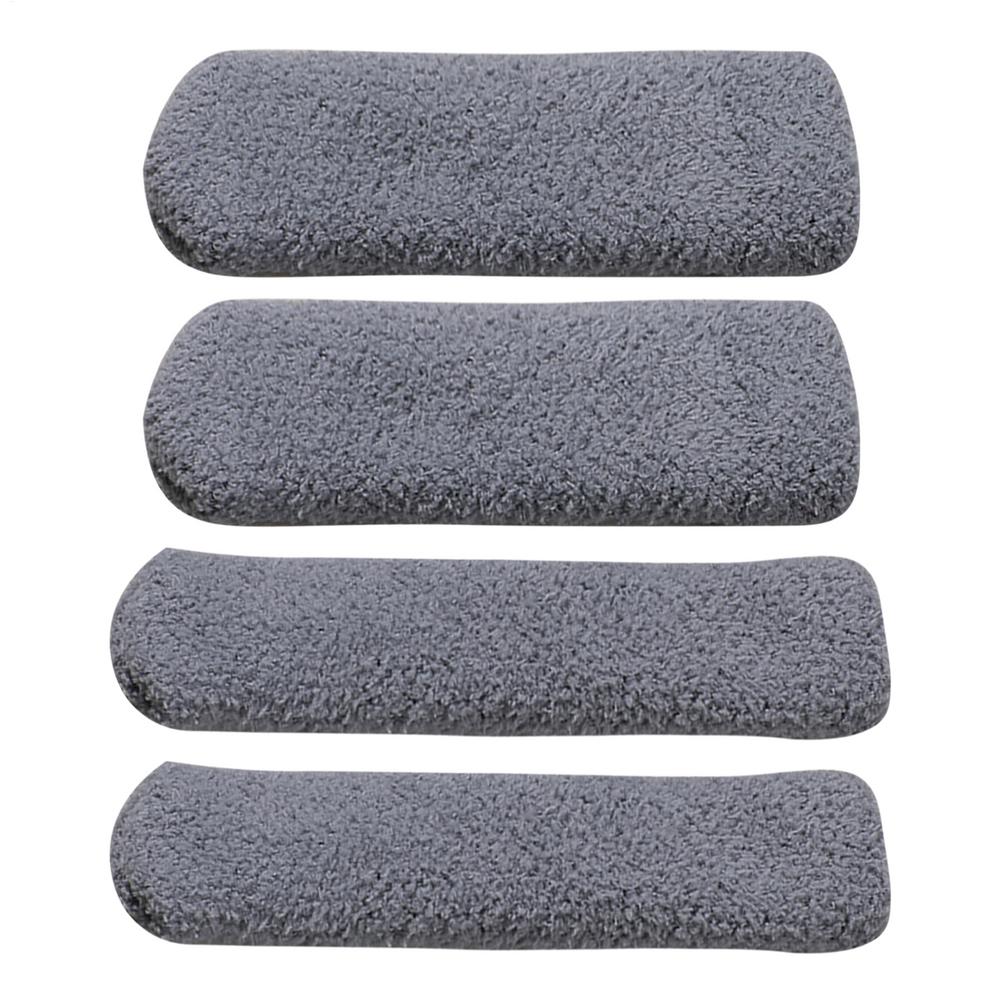 4pcs Motorcycle Plush Handlebar Covers Warm Winter Soft Scooter Handlebar Grips Windproof Brake Lever Protector for E-bike