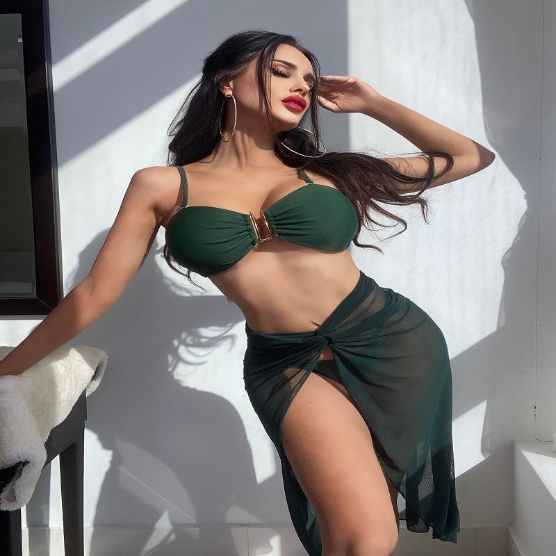 2023 European & American Three-Piece Swimsuit: Women's Bikini Set