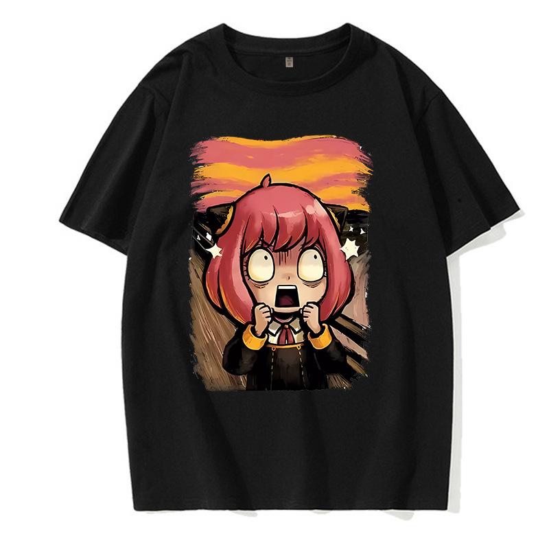 Eden Academy Japanese Anime SPY × FAMILY T-Shirt Cotton Graphic Tee Unisex Unisex Summer Streetwear