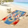 Kroatischer Fußballverband HNS Strandtuch zum Bedrucken, Großes Weiches Schnelltrocknendes Handtuch für Strand Camping Schwimmen