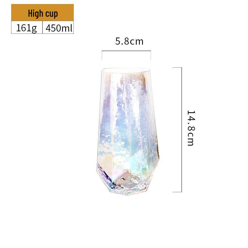Shangqi Hammered Rainbow Crystal Stemware