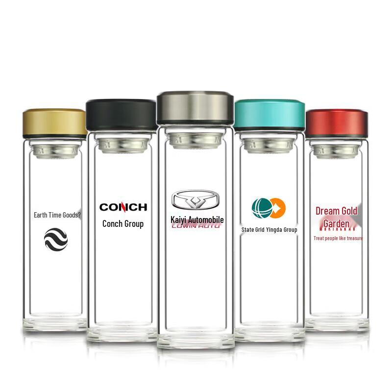 MINGHUI Double-Layer Tea Infuser Glass Bottle